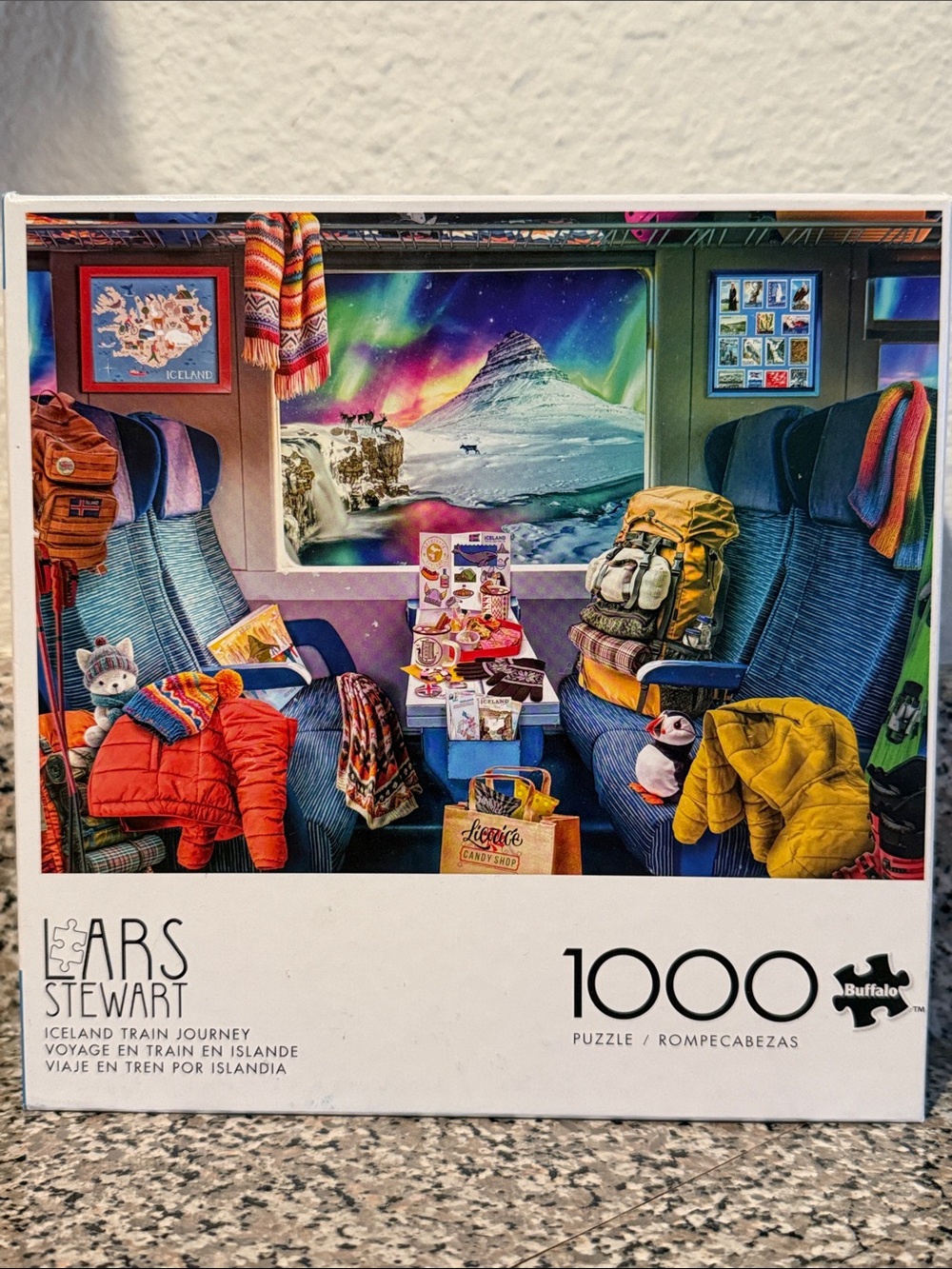 ‼️BOGO FREE‼️ LARS STEWART Iceland Train Journey 1000 Piece Puzzle